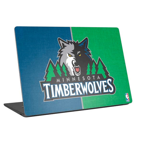 NBA Minnesota Timberwolves Canvas Universal Laptop 12in (9.8 x 6.8in) Skin
